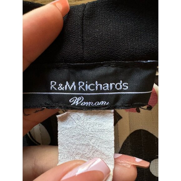 R&M Richards Cardigan Size 32W Floral Fairycore Lightweight Formal Wedding Guest - Picture 3 of 8